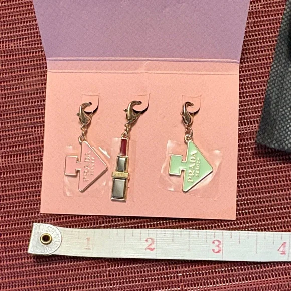 Prada Pink and Green Charms - Picture 2 of 8